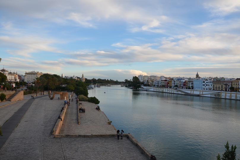Panorámica del río Guadalquivir